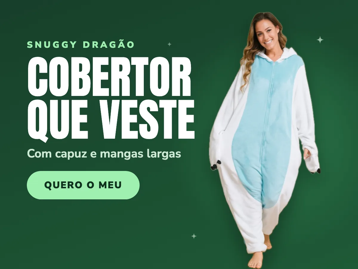 Snuggy Dragão: cobertor que veste, com capuz, mangas largas e tamanho infantil