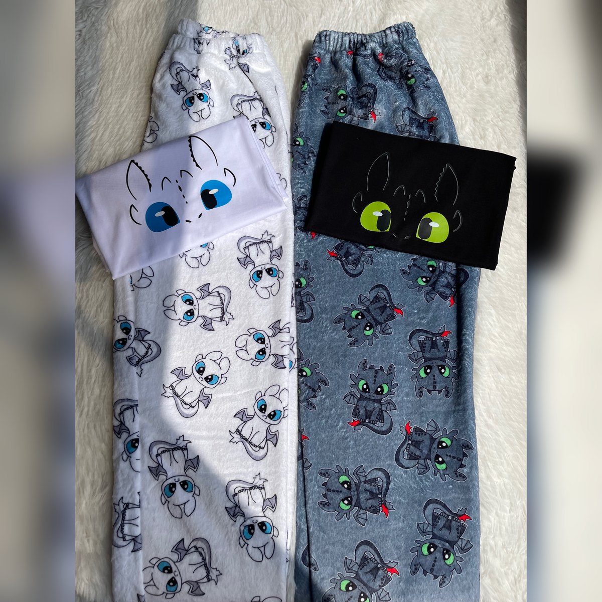 Pijama Dragões Calça + Camiseta